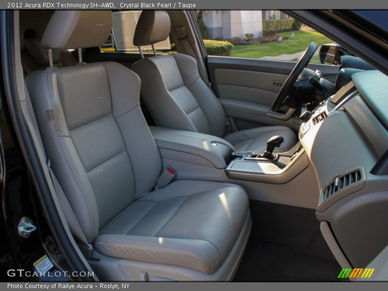 Crystal Black Pearl / Taupe 2012 Acura RDX Technology SH-AWD