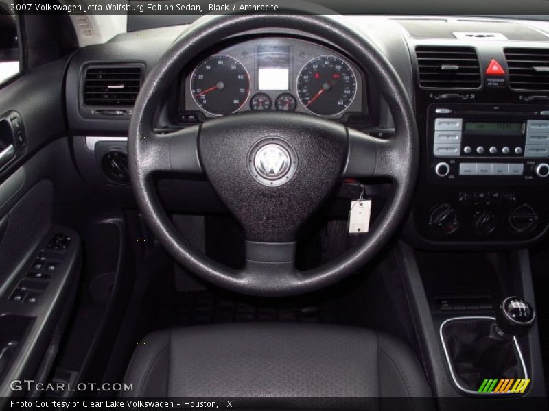 Black / Anthracite 2007 Volkswagen Jetta Wolfsburg Edition Sedan