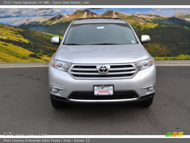 Classic Silver Metallic / Ash 2013 Toyota Highlander V6 4WD