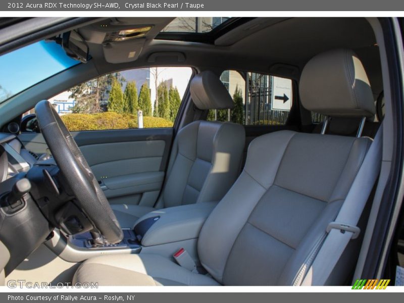 Crystal Black Pearl / Taupe 2012 Acura RDX Technology SH-AWD