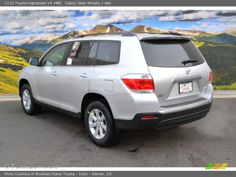 Classic Silver Metallic / Ash 2013 Toyota Highlander V6 4WD