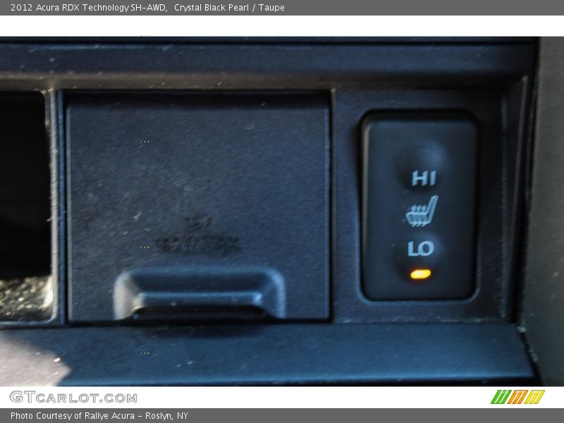 Crystal Black Pearl / Taupe 2012 Acura RDX Technology SH-AWD