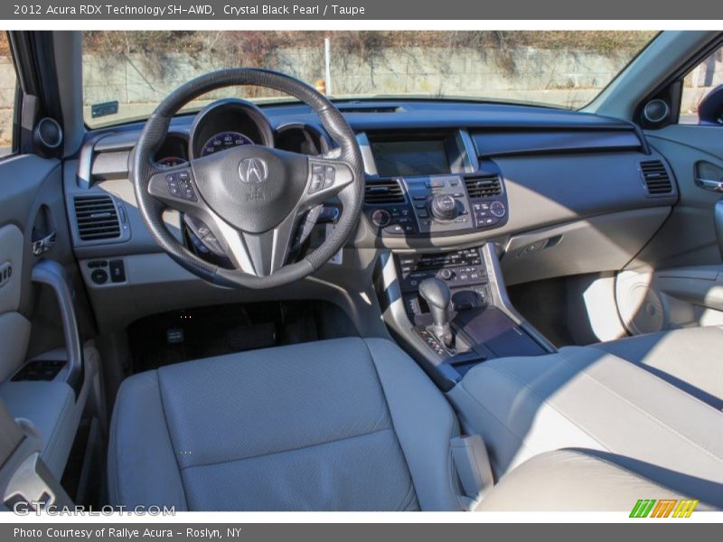 Crystal Black Pearl / Taupe 2012 Acura RDX Technology SH-AWD
