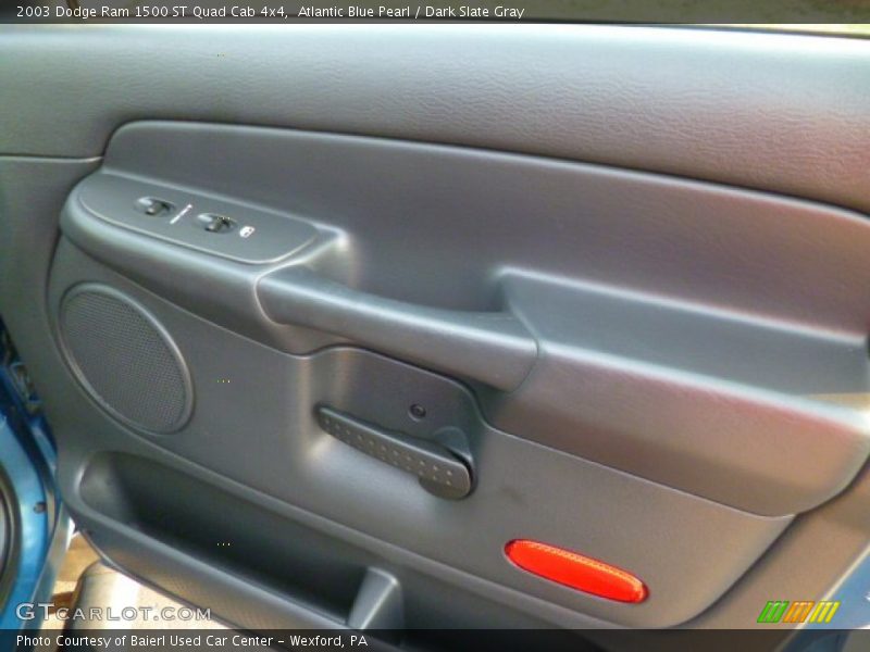 Atlantic Blue Pearl / Dark Slate Gray 2003 Dodge Ram 1500 ST Quad Cab 4x4