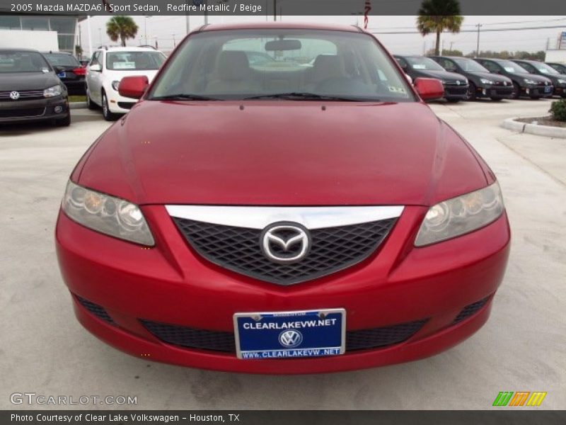 Redfire Metallic / Beige 2005 Mazda MAZDA6 i Sport Sedan