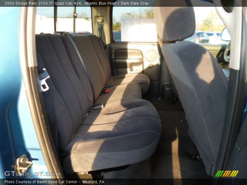 Atlantic Blue Pearl / Dark Slate Gray 2003 Dodge Ram 1500 ST Quad Cab 4x4