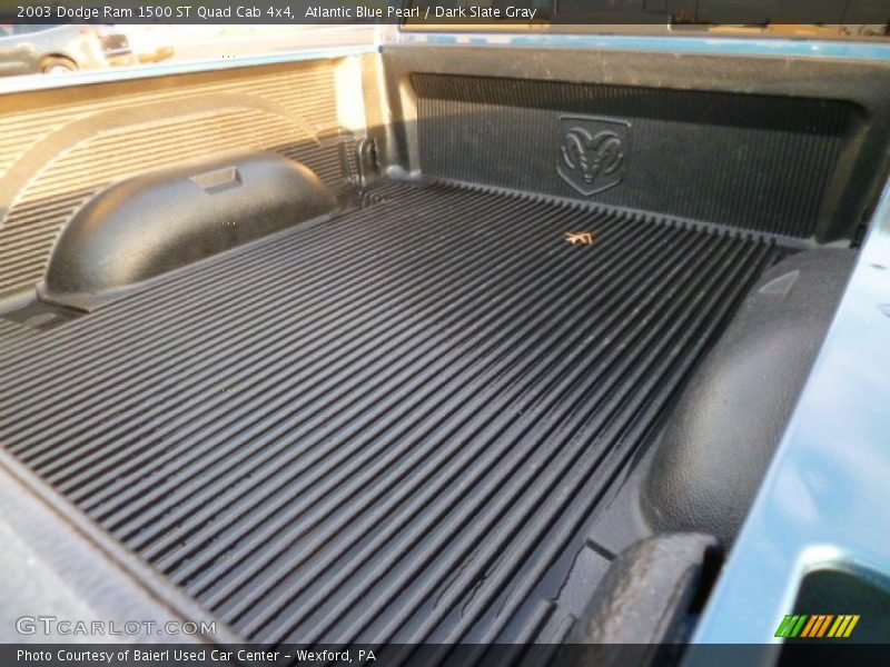 Atlantic Blue Pearl / Dark Slate Gray 2003 Dodge Ram 1500 ST Quad Cab 4x4