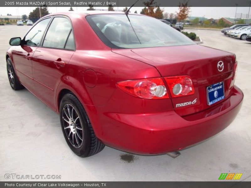 Redfire Metallic / Beige 2005 Mazda MAZDA6 i Sport Sedan