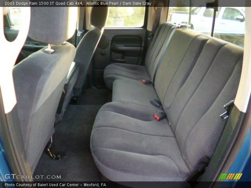 Atlantic Blue Pearl / Dark Slate Gray 2003 Dodge Ram 1500 ST Quad Cab 4x4