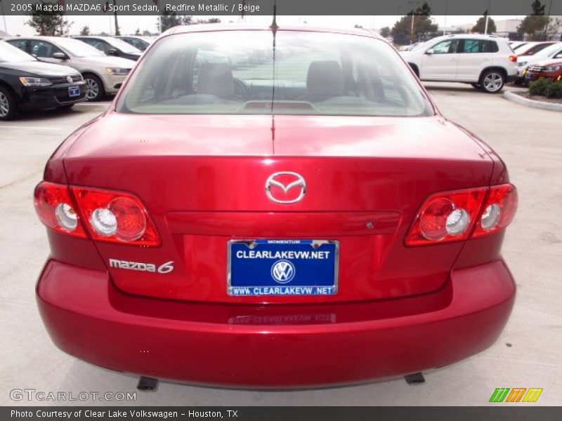 Redfire Metallic / Beige 2005 Mazda MAZDA6 i Sport Sedan