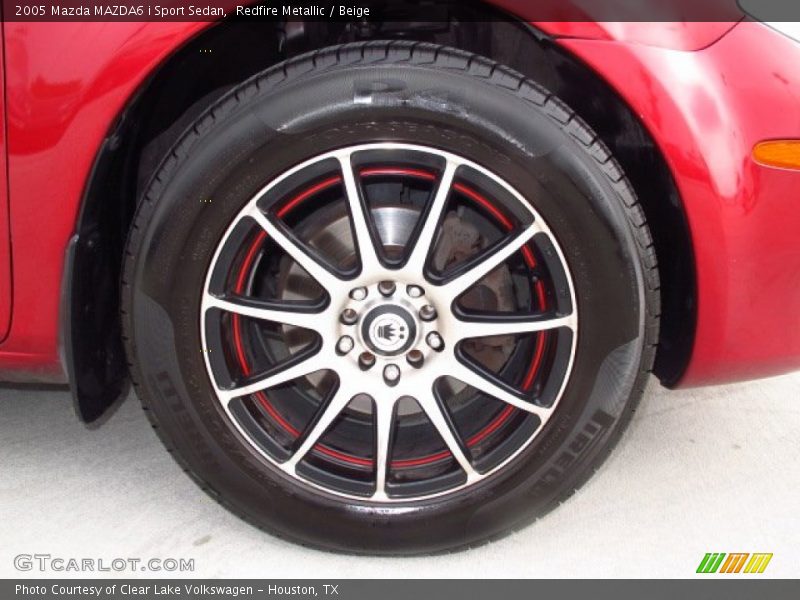 Redfire Metallic / Beige 2005 Mazda MAZDA6 i Sport Sedan