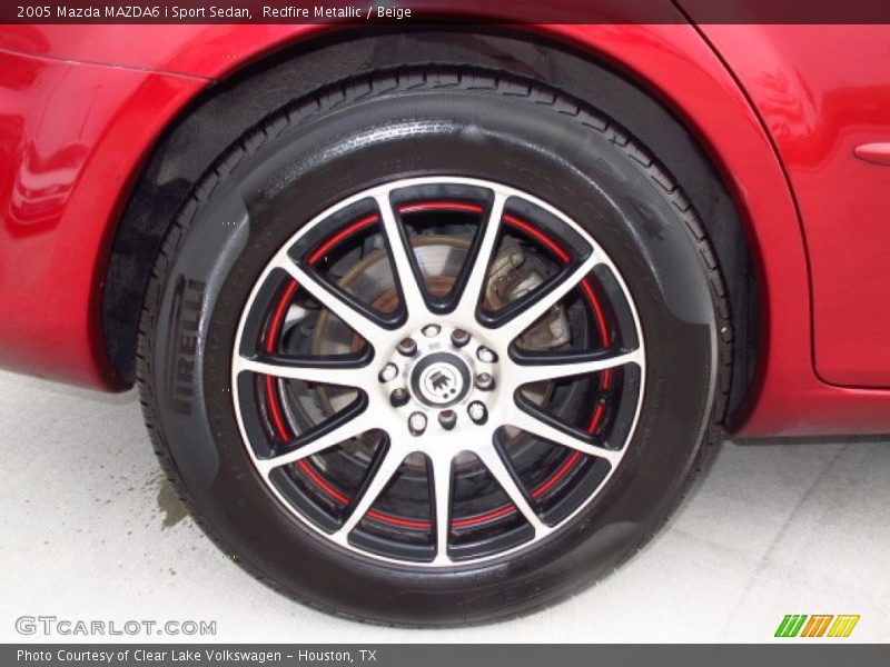 Redfire Metallic / Beige 2005 Mazda MAZDA6 i Sport Sedan