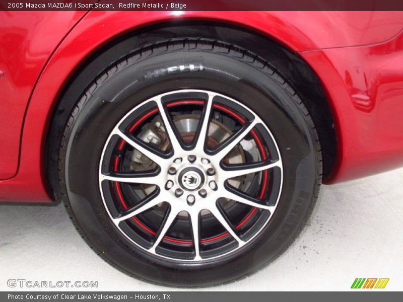 Redfire Metallic / Beige 2005 Mazda MAZDA6 i Sport Sedan