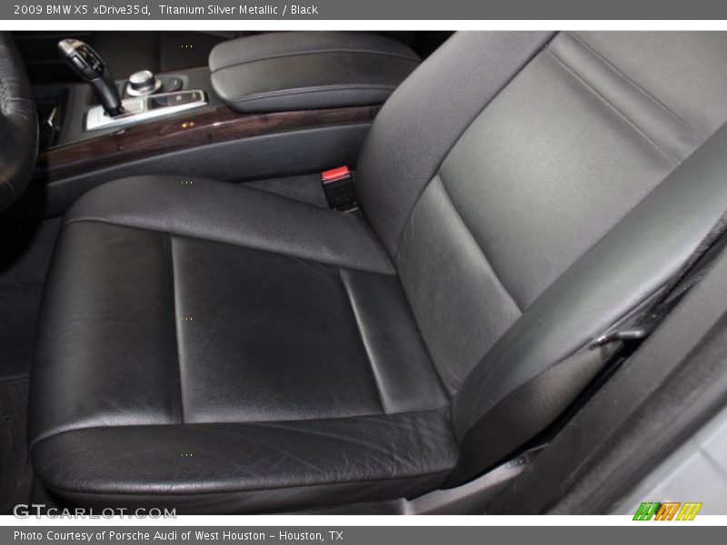 Titanium Silver Metallic / Black 2009 BMW X5 xDrive35d