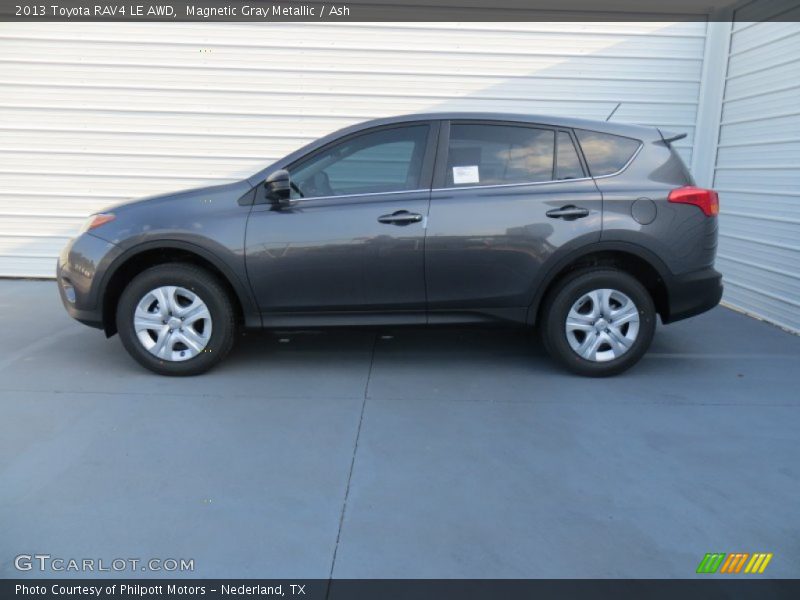Magnetic Gray Metallic / Ash 2013 Toyota RAV4 LE AWD