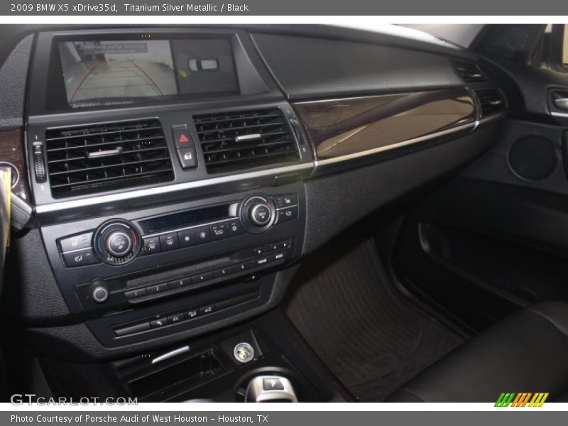 Titanium Silver Metallic / Black 2009 BMW X5 xDrive35d