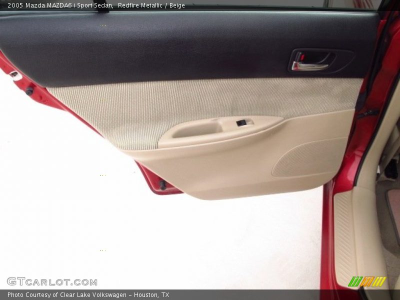 Redfire Metallic / Beige 2005 Mazda MAZDA6 i Sport Sedan