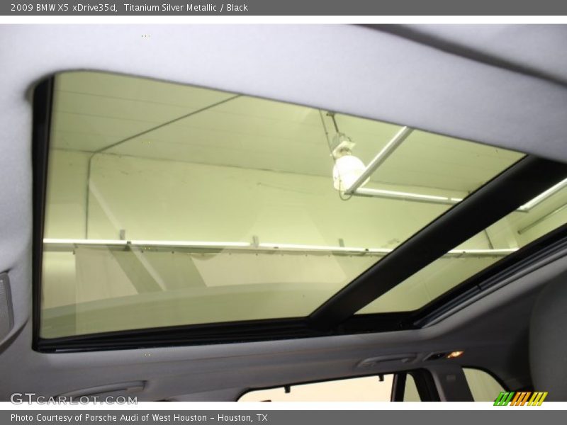 Titanium Silver Metallic / Black 2009 BMW X5 xDrive35d
