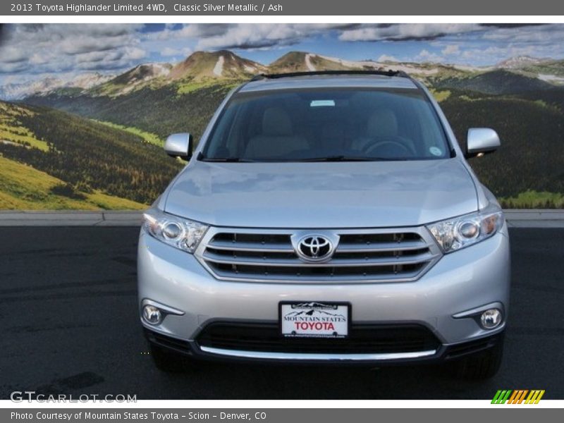 Classic Silver Metallic / Ash 2013 Toyota Highlander Limited 4WD