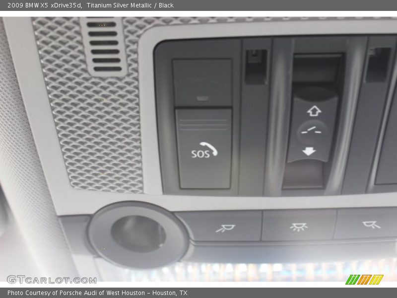Titanium Silver Metallic / Black 2009 BMW X5 xDrive35d