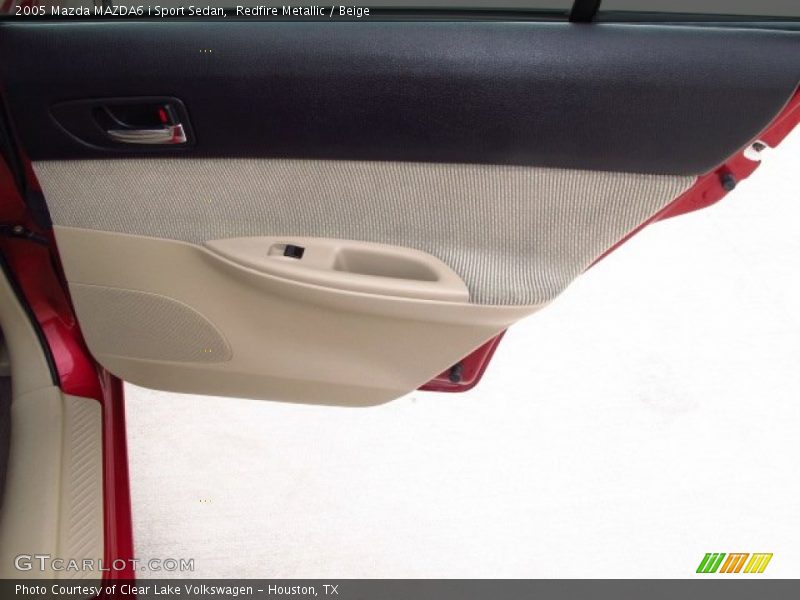 Redfire Metallic / Beige 2005 Mazda MAZDA6 i Sport Sedan