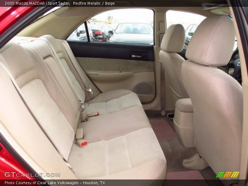 Redfire Metallic / Beige 2005 Mazda MAZDA6 i Sport Sedan