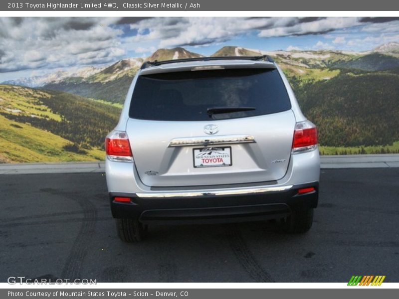 Classic Silver Metallic / Ash 2013 Toyota Highlander Limited 4WD