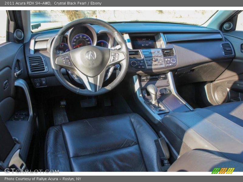 Crystal Black Pearl / Ebony 2011 Acura RDX SH-AWD