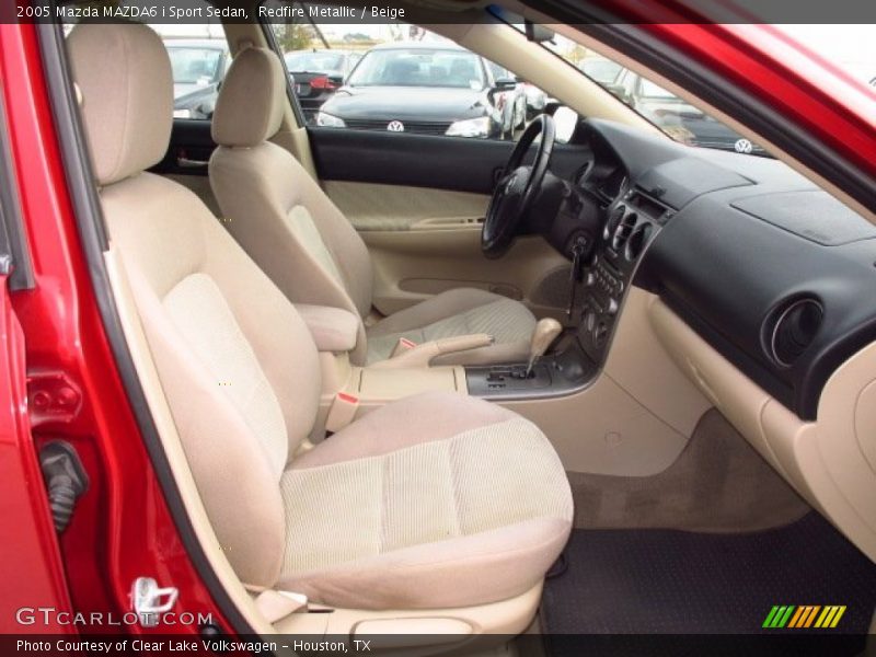 Redfire Metallic / Beige 2005 Mazda MAZDA6 i Sport Sedan