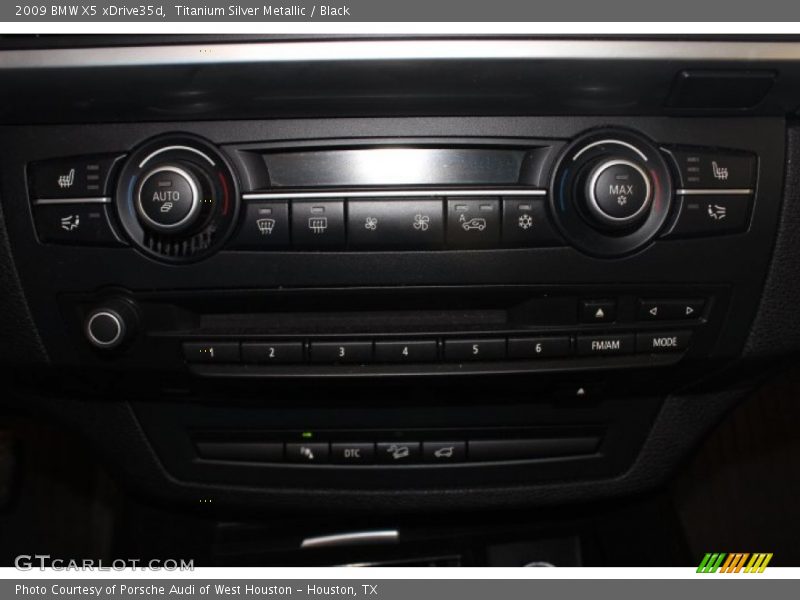 Titanium Silver Metallic / Black 2009 BMW X5 xDrive35d