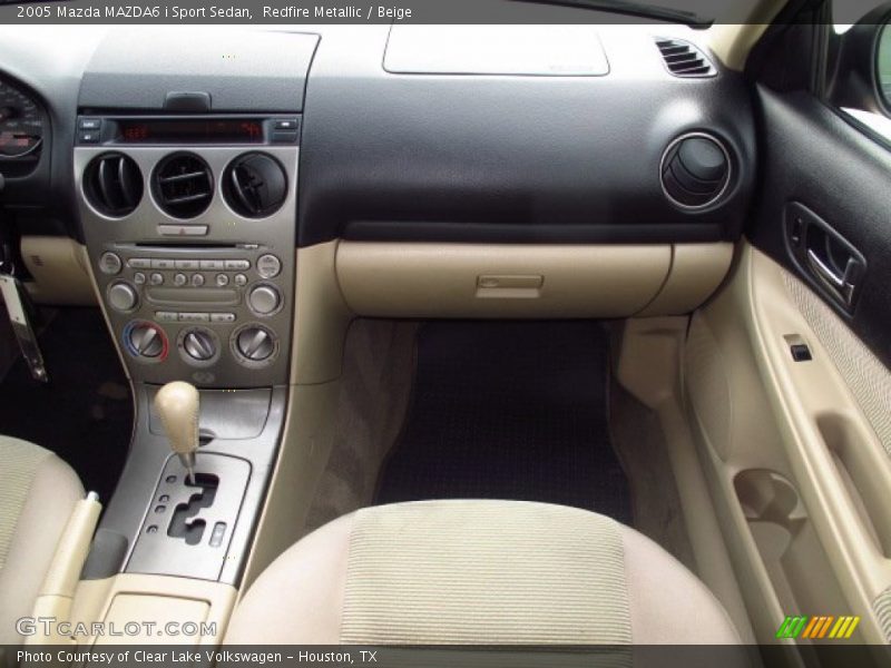 Redfire Metallic / Beige 2005 Mazda MAZDA6 i Sport Sedan