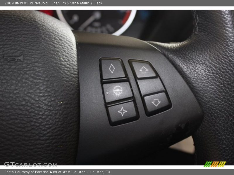 Titanium Silver Metallic / Black 2009 BMW X5 xDrive35d