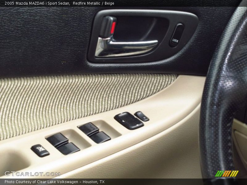 Redfire Metallic / Beige 2005 Mazda MAZDA6 i Sport Sedan
