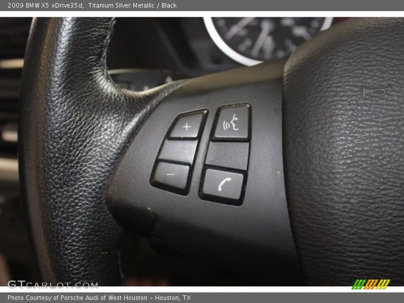 Titanium Silver Metallic / Black 2009 BMW X5 xDrive35d