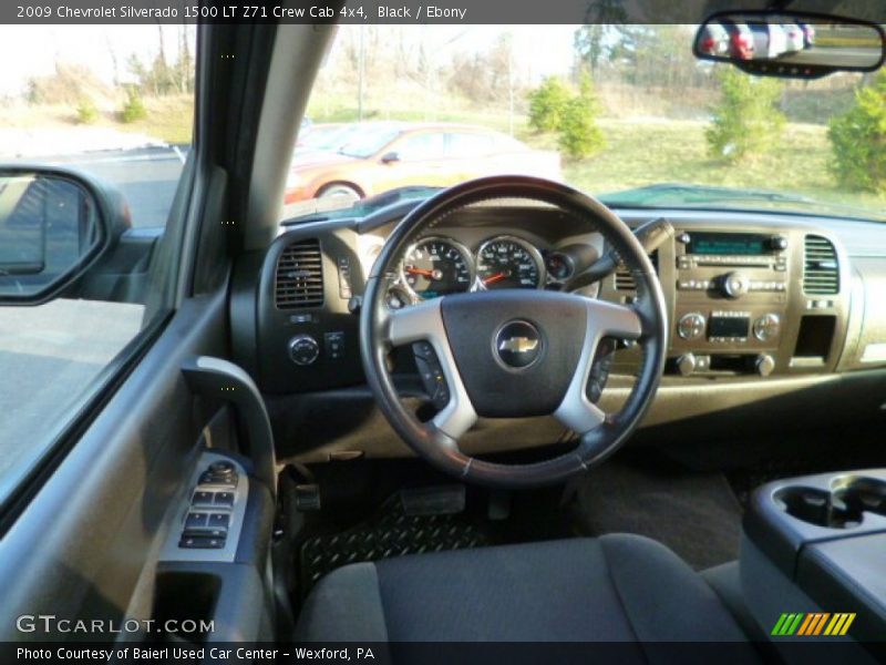 Black / Ebony 2009 Chevrolet Silverado 1500 LT Z71 Crew Cab 4x4