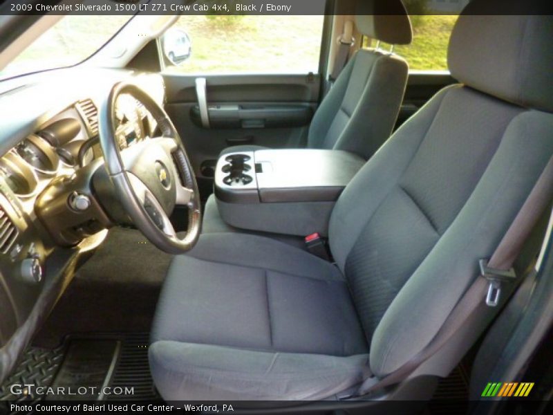 Front Seat of 2009 Silverado 1500 LT Z71 Crew Cab 4x4