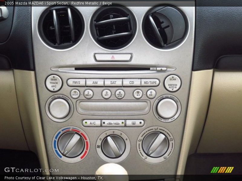 Redfire Metallic / Beige 2005 Mazda MAZDA6 i Sport Sedan