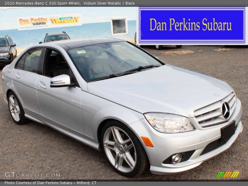 Iridium Silver Metallic / Black 2010 Mercedes-Benz C 300 Sport 4Matic