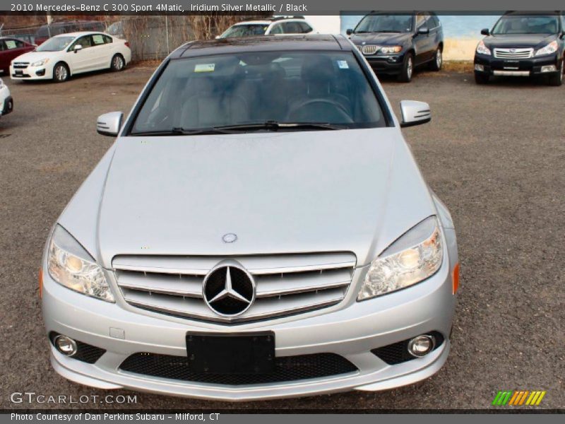 Iridium Silver Metallic / Black 2010 Mercedes-Benz C 300 Sport 4Matic