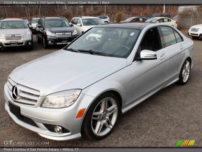 Iridium Silver Metallic / Black 2010 Mercedes-Benz C 300 Sport 4Matic