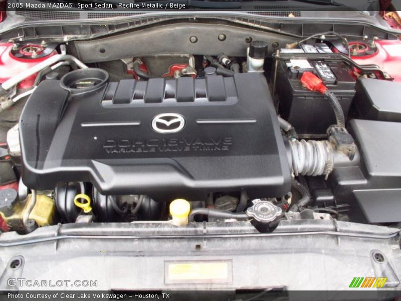 Redfire Metallic / Beige 2005 Mazda MAZDA6 i Sport Sedan