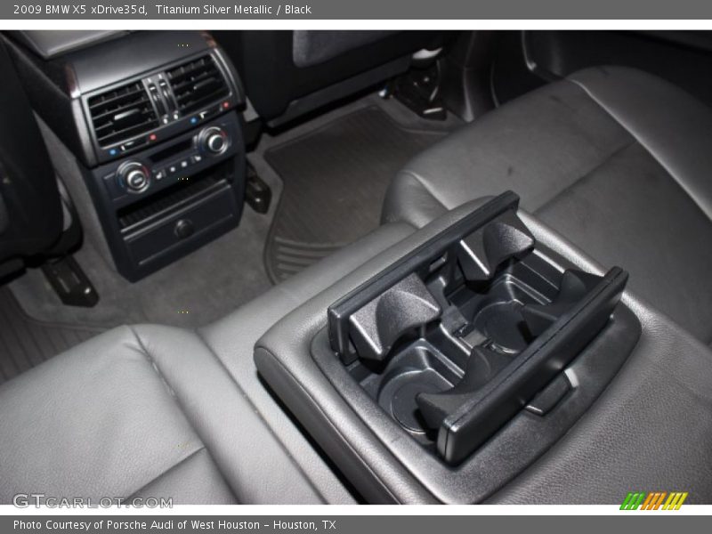 Titanium Silver Metallic / Black 2009 BMW X5 xDrive35d