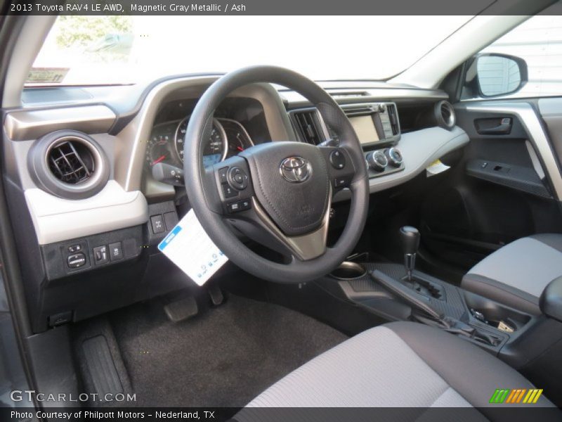 Magnetic Gray Metallic / Ash 2013 Toyota RAV4 LE AWD