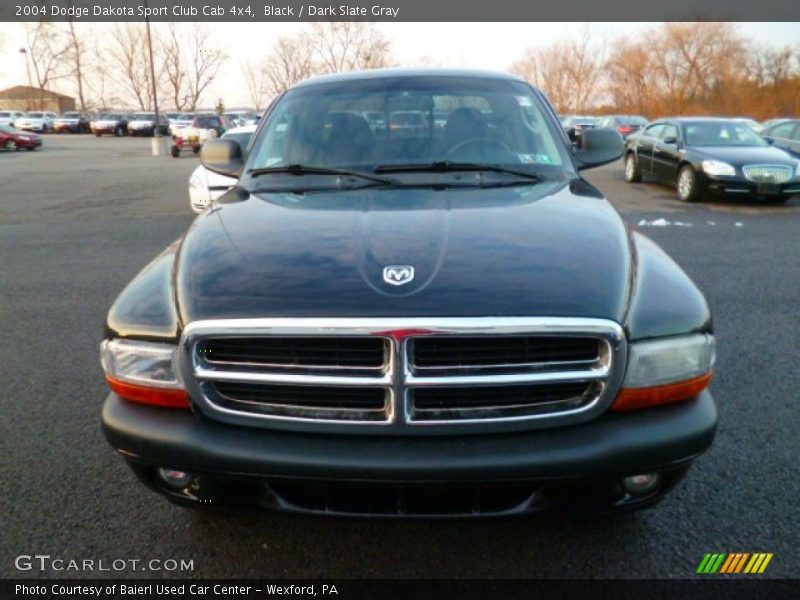 Black / Dark Slate Gray 2004 Dodge Dakota Sport Club Cab 4x4