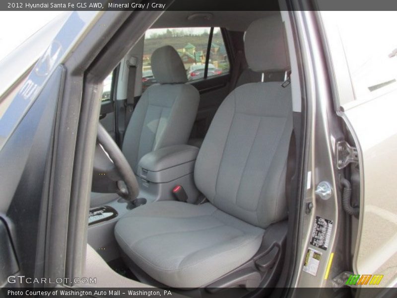 Mineral Gray / Gray 2012 Hyundai Santa Fe GLS AWD