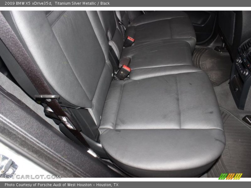 Titanium Silver Metallic / Black 2009 BMW X5 xDrive35d