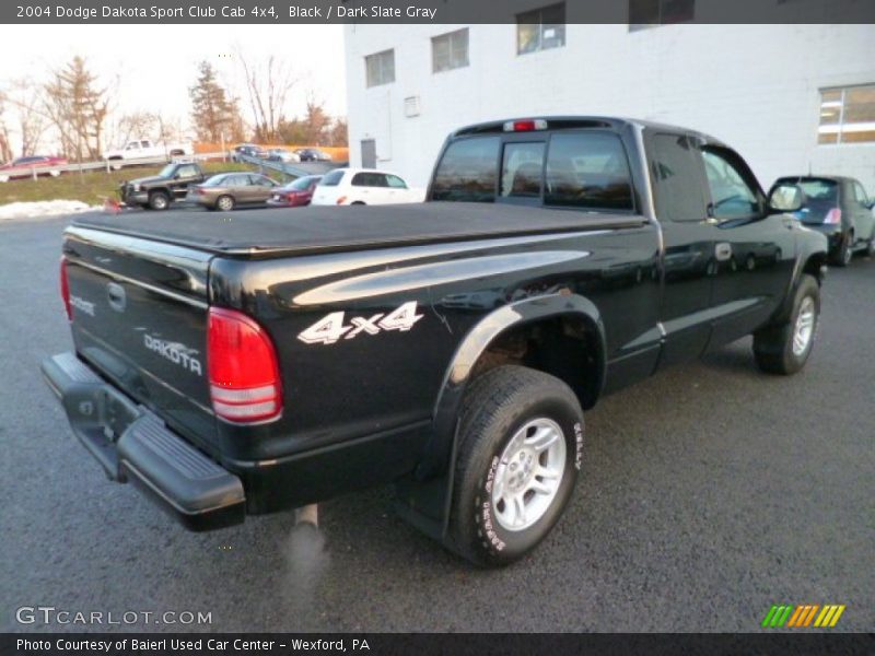 Black / Dark Slate Gray 2004 Dodge Dakota Sport Club Cab 4x4