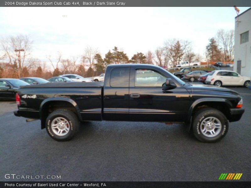 Black / Dark Slate Gray 2004 Dodge Dakota Sport Club Cab 4x4