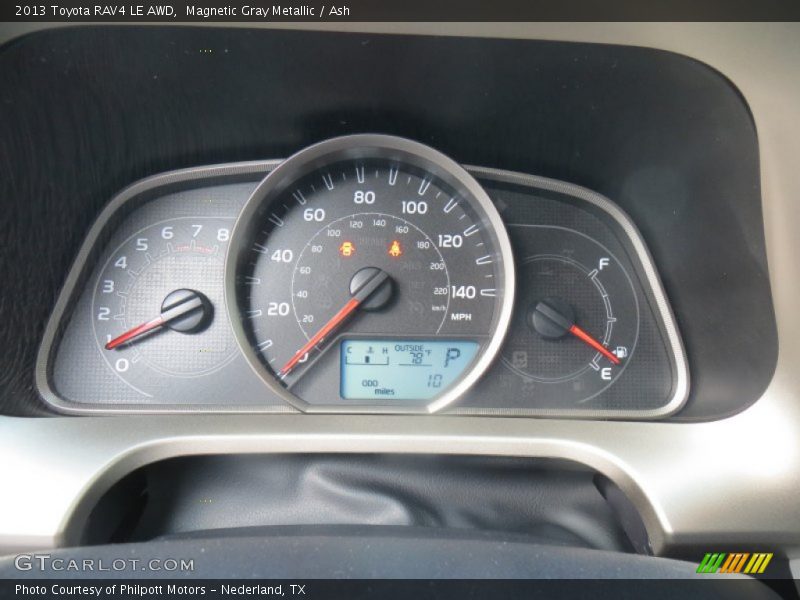 Magnetic Gray Metallic / Ash 2013 Toyota RAV4 LE AWD