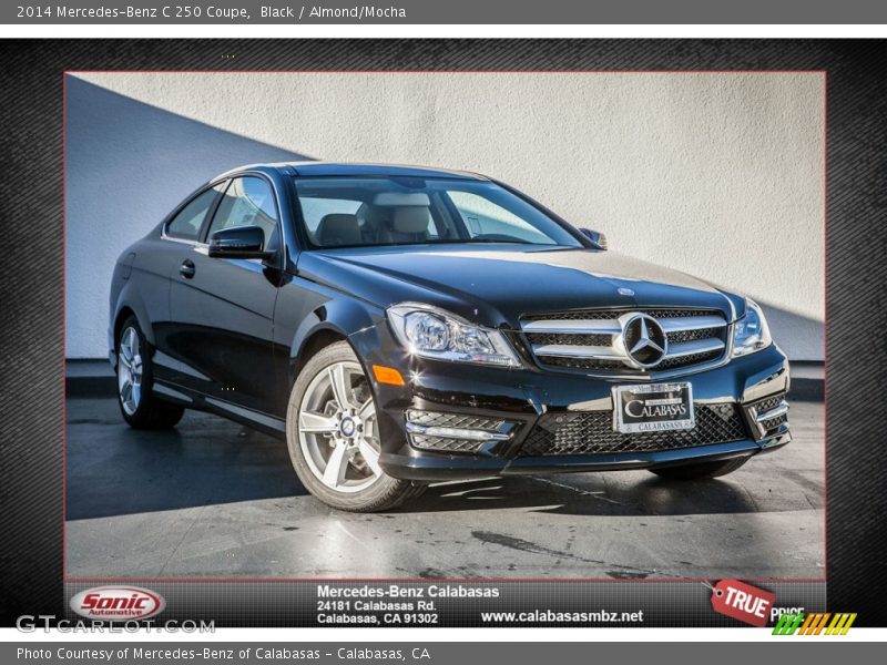 Black / Almond/Mocha 2014 Mercedes-Benz C 250 Coupe